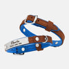 Vivid blue and Bourbon