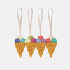 Leather Bag Charm Ice Cream